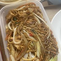 Tofu soft noodles (chow mein)  at Wawin Vegan Chinese in Salford