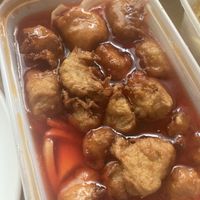 Sweet n sour chicken   at Wawin Vegan Chinese in Salford