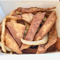 Salt and pepper pitta bread   at Wawin Vegan Chinese in Salford