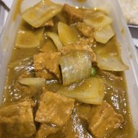 Tofu curry at Wawin Vegan Chinese in Salford