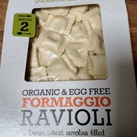 'Formaggio' ravioli at Currant Affairs in Leicester