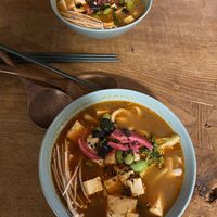 Vegan ramen   at H Kitchen in Copenhagen