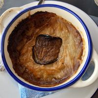 moussaka vegan  at Mouragio in Paros