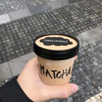 Matcha  at Imaginarni Zmrzlina in Prague