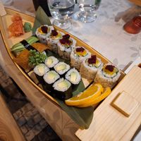 vegan sushi at Sushi Oishi in Prague