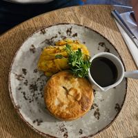 Vegan pie at The Thimble in Dorchester