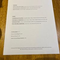 Menu 4/1/25  at The Barn Bar & Country Kitchen in Downpatrick