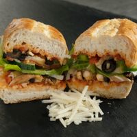 Vegan all veggie sandwich  at Sarpino's Pizzeria in Coral Springs
