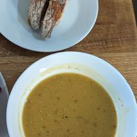 Soup at En Deli Haga in Gothenburg