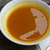 Lentil soup at En Deli Haga in Gothenburg