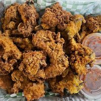 Masala Fried Chicken with Sweet Sauce *10/10* at Julie's Guilt-Free Sweet Treats in Tucson
