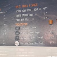 Menu (changing) at Simply Soup - Pelikan in Zurich