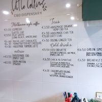 Menu at Little Collins CBD Dispensary in Kilkenny