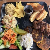 Vegan platter   at The Mere Cafe Bookshop and Refill Shop in Ellesmere