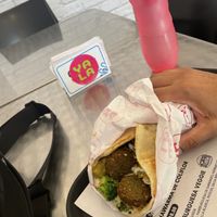 Falafel wrap (30cm for 4.5$!!) at Yala Food in Lima