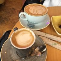 Oat milk cortado + mocha  at kave in West London