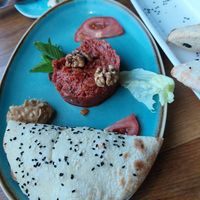 Vegan Tartar at URBAN's Lounge Restaurant in Vienna