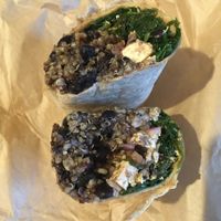 New breakfast burrito veganized at Life Alive Organic Cafe in Cambridge