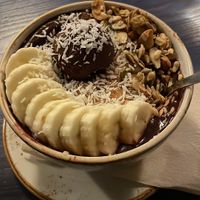 PB&J açai bowl   at Life Alive Organic Cafe in Cambridge