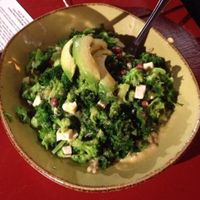 This is the Green Goddess. Kale, onions, avacado, onions, tofu at Life Alive Organic Cafe in Cambridge