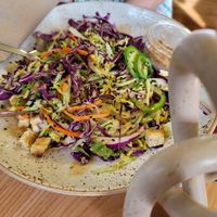 Spicy peanut noodle at Life Alive Organic Cafe in Cambridge