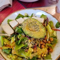 Avocado Greens with added tofu at Life Alive Organic Cafe in Cambridge