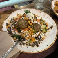 Autumn harvest bowl  at Life Alive Organic Cafe in Cambridge