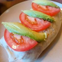 Vegetarian burrito (vegan) at Chilangos in Lititz