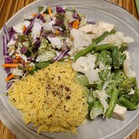 Broccoli stew at Radharane - Gedimino in Vilnius