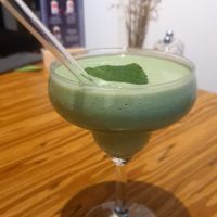Green drink at Radharane - Gedimino in Vilnius