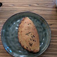 Very large samosa at Radharane - Gedimino in Vilnius