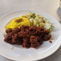 Gulash (vegan) at Radharane - Gedimino in Vilnius