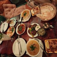 Everything perfect! The lentil soup was delicious, the humous was quite tasty, the falafel was extremely crunchy and the vegan moussaka was super well prepared. In addition, the at at Palmyra's Kitchen in North London