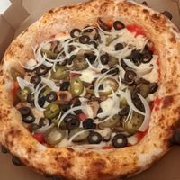 Vegan Pizza at Pizza Here in Ha Giang