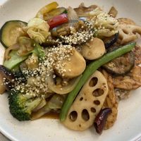 Awesome stir fry    at Sunny Bowl in Seoul