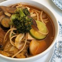 Spicy Noodles Soup at Sunny Bowl in Seoul