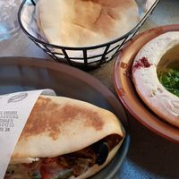 Special Veggie and Hummus at Operation Falafel in Dubai