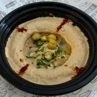 Chilli hummus  at Operation Falafel in Dubai