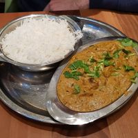 Mushroom Rogan Josh at Saravanaa Bhavan in Berlin