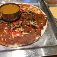 Uthappama (a kind of dosa?).  at Saravanaa Bhavan in Berlin