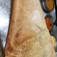 Dosa filled with potatoes and onions   at Saravanaa Bhavan in Berlin