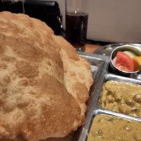 Bhatura at Saravanaa Bhavan in Berlin