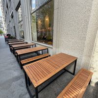 outside at Saravanaa Bhavan in Berlin