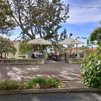 The outside seating area at Boutique Lido in Funchal