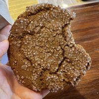 Ginger vegan and gf cookie  at Gillie's in Blacksburg