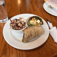 Tofu peanut wrap with sesame slaw  at Gillie's in Blacksburg