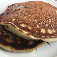 VG buckwheat pancakes  at Gillie's in Blacksburg