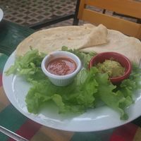 Veggie fajita plate 1 at Serendiville in Tirana
