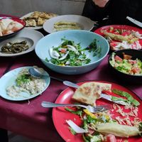 והאוכל עוד המשיך להגיע at Nasiba in Buqata