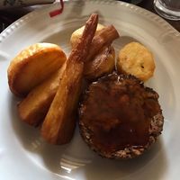 Nut roast  at The Black Bull at Nateby in Kirkby Stephen